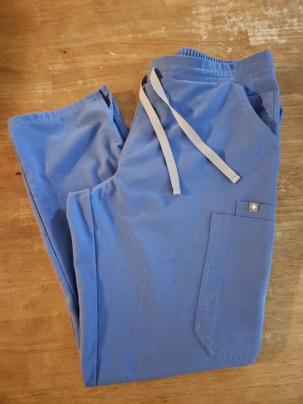 Figs Womens Ciele Blue Yola Skinny Scrub Pants Medium Petite